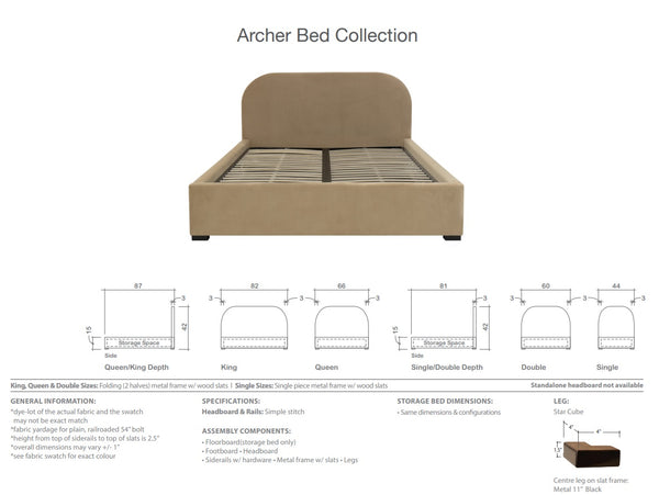 Archer Storage Bed - Parliament Interiors